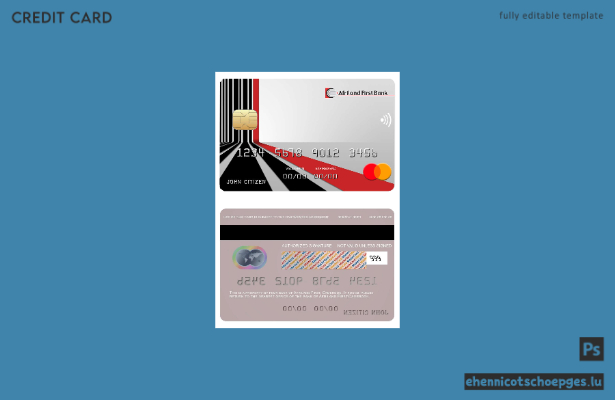 Kamerun Afrikaland First Bank Mastercard Beispielvorschau